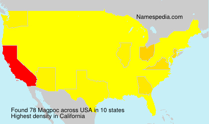 Surname Magpoc in USA Surname Magpoc in USA