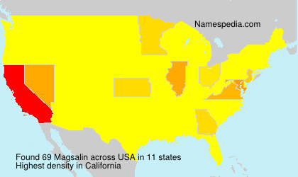 Surname Magsalin in USA Surname Magsalin in USA