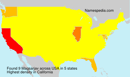 Surname Magsarjav in USA Surname Magsarjav in USA