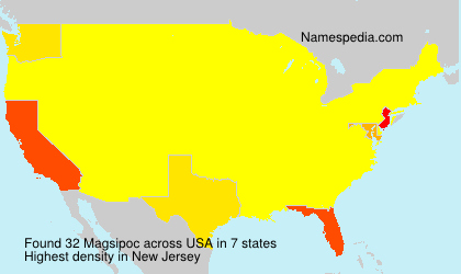 Surname Magsipoc in USA Surname Magsipoc in USA