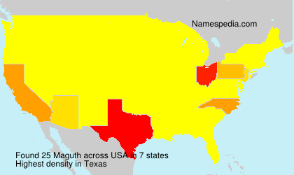 Surname Maguth in USA Surname Maguth in USA