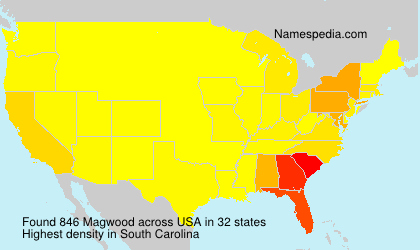 Surname Magwood in USA Surname Magwood in USA