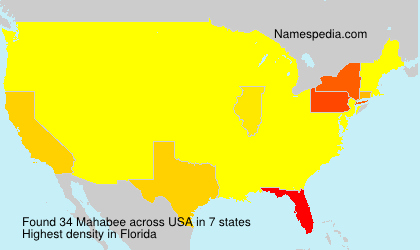 Surname Mahabee in USA Surname Mahabee in USA