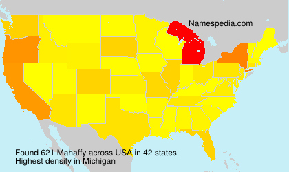 Surname Mahaffy in USA Surname Mahaffy in USA
