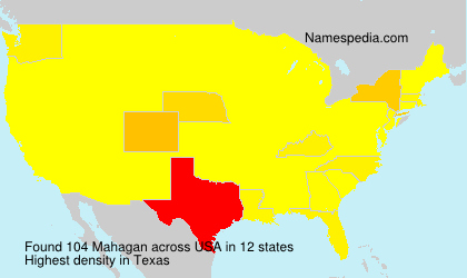 Surname Mahagan in USA Surname Mahagan in USA