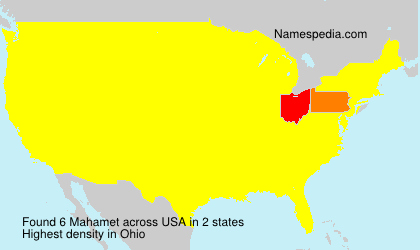 Surname Mahamet in USA Surname Mahamet in USA