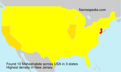 Surname Mahashabde in USA Surname Mahashabde in USA