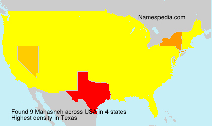Surname Mahasneh in USA Surname Mahasneh in USA