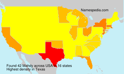 Surname Mahdy in USA Surname Mahdy in USA