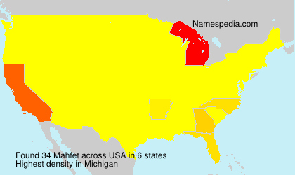 Surname Mahfet in USA Surname Mahfet in USA