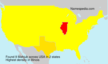 Surname Mahjub in USA