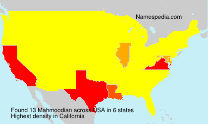 Surname Mahmoodian in USA Surname Mahmoodian in USA