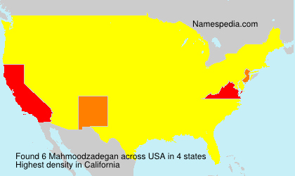 Surname Mahmoodzadegan in USA Surname Mahmoodzadegan in USA