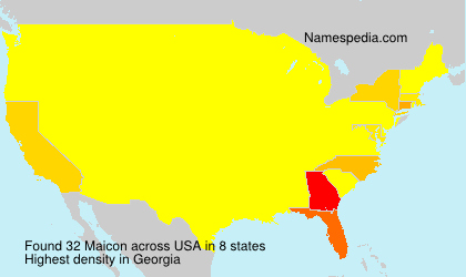 Surname Maicon in USA Surname Maicon in USA