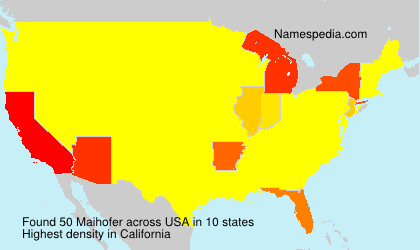 Surname Maihofer in USA Surname Maihofer in USA