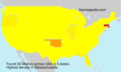 Surname Maihos in USA Surname Maihos in USA