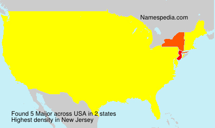 Surname Maijor in USA Surname Maijor in USA