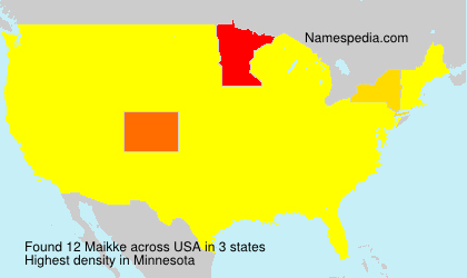 Surname Maikke in USA Surname Maikke in USA
