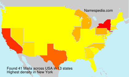 Surname Maila in USA Surname Maila in USA