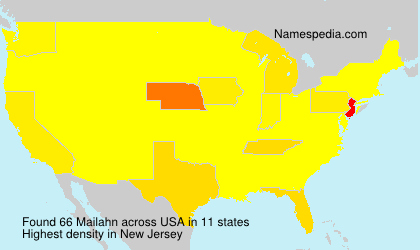 Surname Mailahn in USA Surname Mailahn in USA
