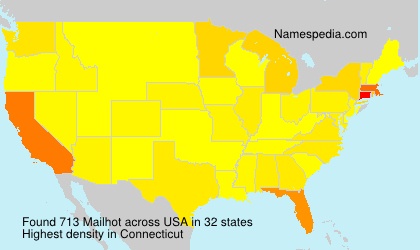Surname Mailhot in USA Surname Mailhot in USA