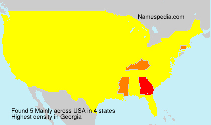 Surname Mainly in USA Surname Mainly in USA