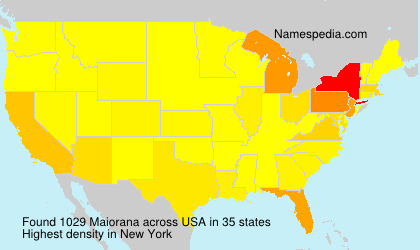 Surname Maiorana in USA Surname Maiorana in USA