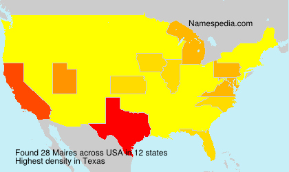 Surname Maires in USA Surname Maires in USA