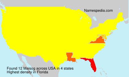Surname Maisog in USA Surname Maisog in USA