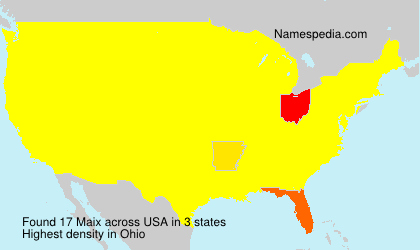 Surname Maix in USA Surname Maix in USA