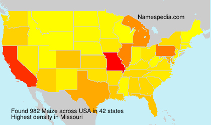 Surname Maize in USA Surname Maize in USA