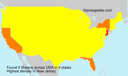 Surname Majaraj in USA Surname Majaraj in USA