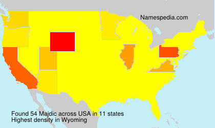 Surname Majdic in USA Surname Majdic in USA