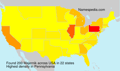Surname Majernik in USA Surname Majernik in USA