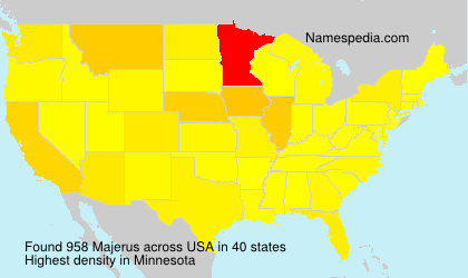 Surname Majerus in USA Surname Majerus in USA