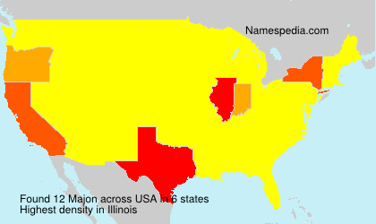 Surname Majon in USA Surname Majon in USA