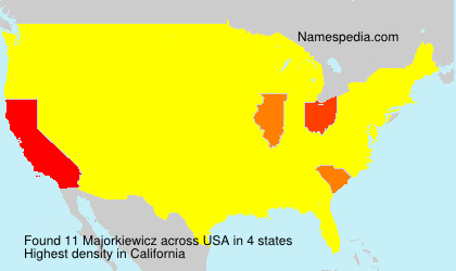 Surname Majorkiewicz in USA Surname Majorkiewicz in USA