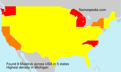 Surname Majstruk in USA Surname Majstruk in USA