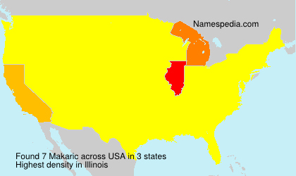 Surname Makaric in USA Surname Makaric in USA