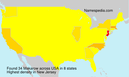 Surname Makarow in USA Surname Makarow in USA
