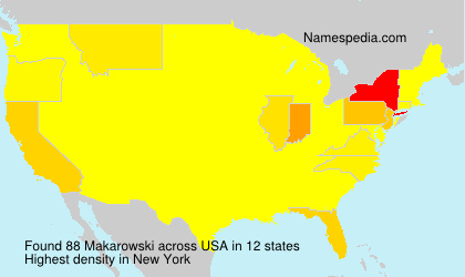 Surname Makarowski in USA