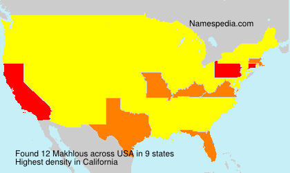 Surname Makhlous in USA Surname Makhlous in USA