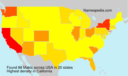 Surname Makis in USA Surname Makis in USA