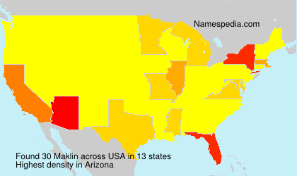 Surname Maklin in USA Surname Maklin in USA