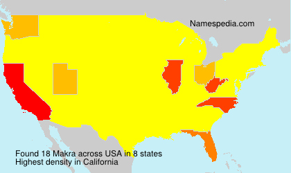 Surname Makra in USA Surname Makra in USA