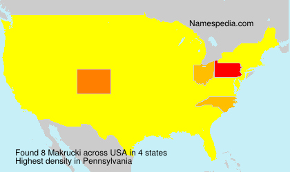 Surname Makrucki in USA Surname Makrucki in USA