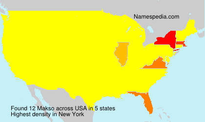 Surname Makso in USA Surname Makso in USA