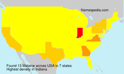 Surname Malaine in USA Surname Malaine in USA