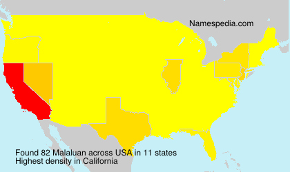 Surname Malaluan in USA Surname Malaluan in USA