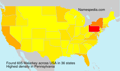 Surname Malarkey in USA Surname Malarkey in USA
